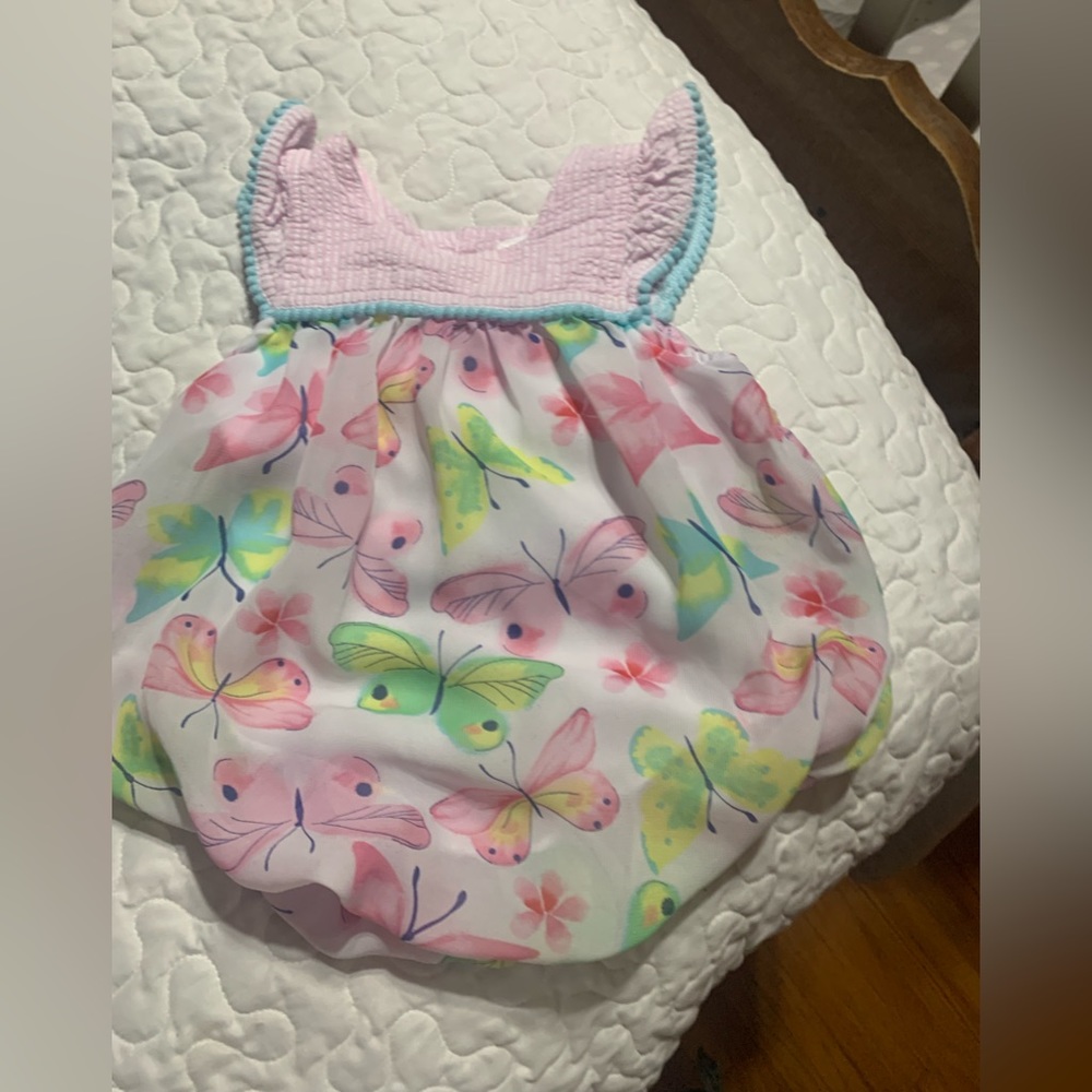 Summer flower bubble suit.